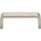Elements 3" Center-to-Center Satin Nickel Square Asher Cabinet Pull 193-3SN - alternate 2